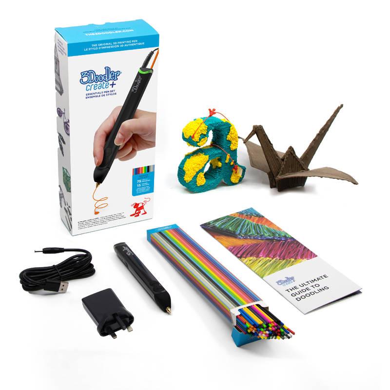 3D pero 3Doodler Create a 75 náplní a 5 šablon