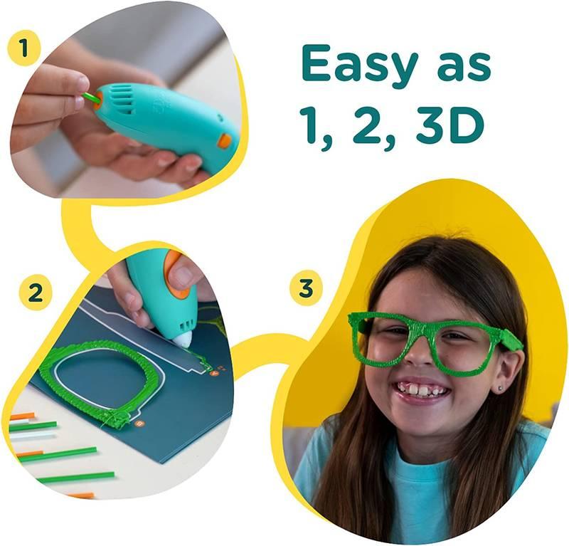 3D pero 3Doodler Start a 72 náplní 12 šablon