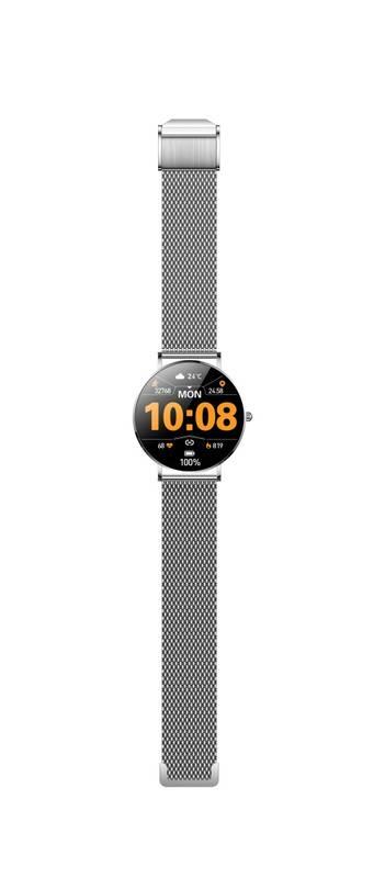 Chytré hodinky Carneo Phoenix HR stříbrné