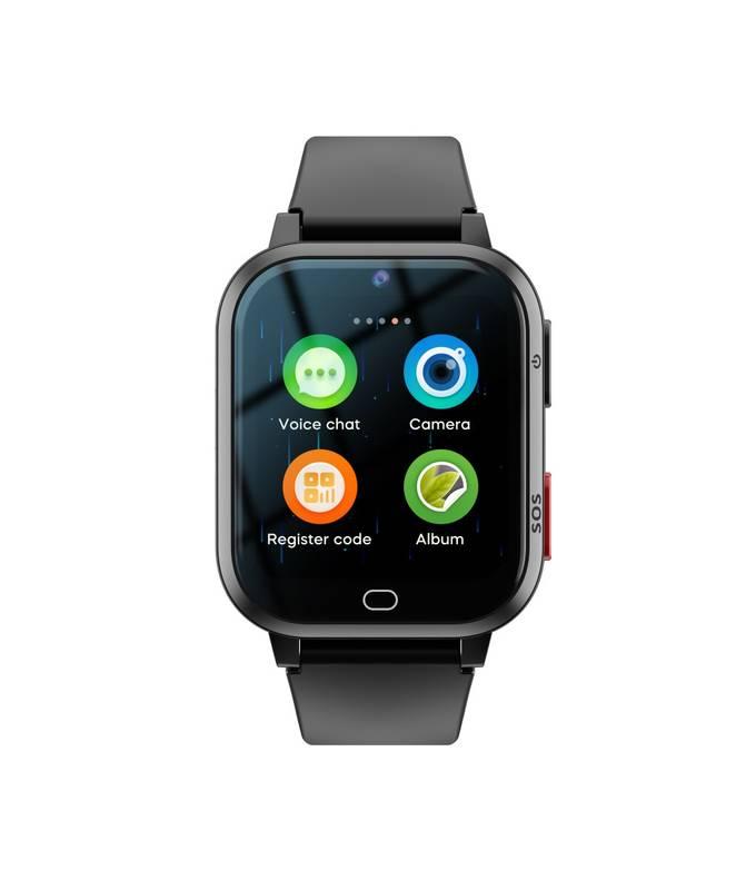 Chytré hodinky Carneo SeniorSafe 4G černé