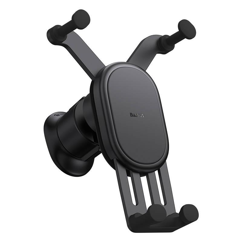 Držák na mobil Baseus Stable Pro, do mřížky ventilace, s bezdrátovým nabíjením 15W černý