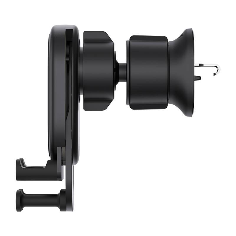 Držák na mobil Baseus Stable Pro, do mřížky ventilace, s bezdrátovým nabíjením 15W černý