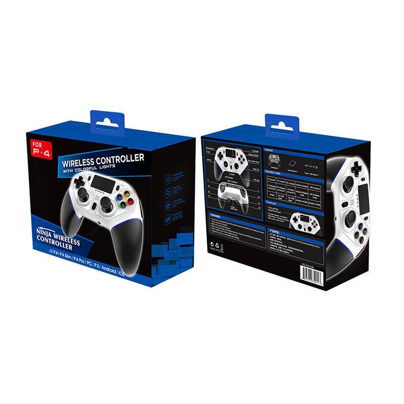 Gamepad iPega Ninja P4010B s touchpadem pro PS4 PS3 Android iOS Windows bílý, Gamepad, iPega, Ninja, P4010B, s, touchpadem, pro, PS4, PS3, Android, iOS, Windows, bílý