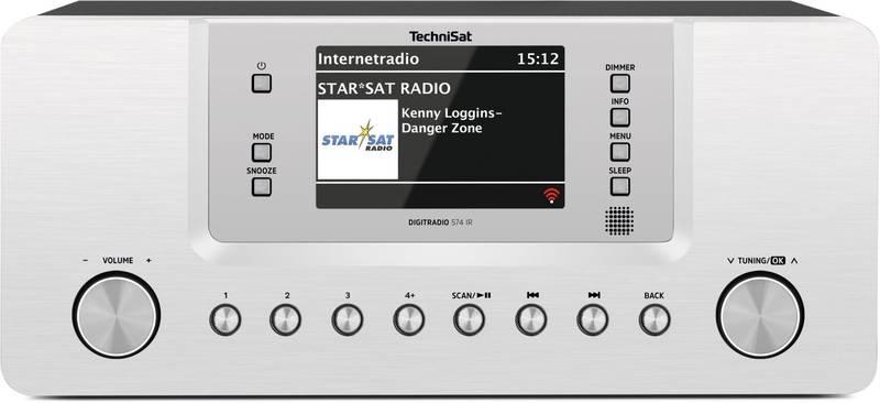 Internetový radiopřijímač s DAB Technisat DIGITRADIO 574 IR stříbrný, Internetový, radiopřijímač, s, DAB, Technisat, DIGITRADIO, 574, IR, stříbrný