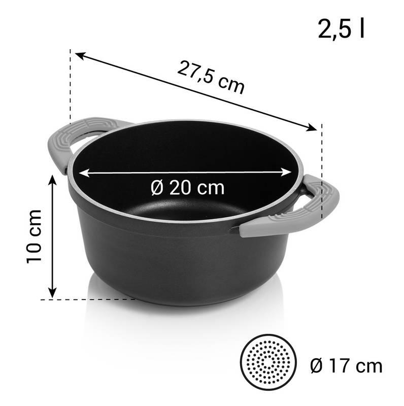 Kastrol Tescoma SmartCLICK 20 cm, 2,5 l