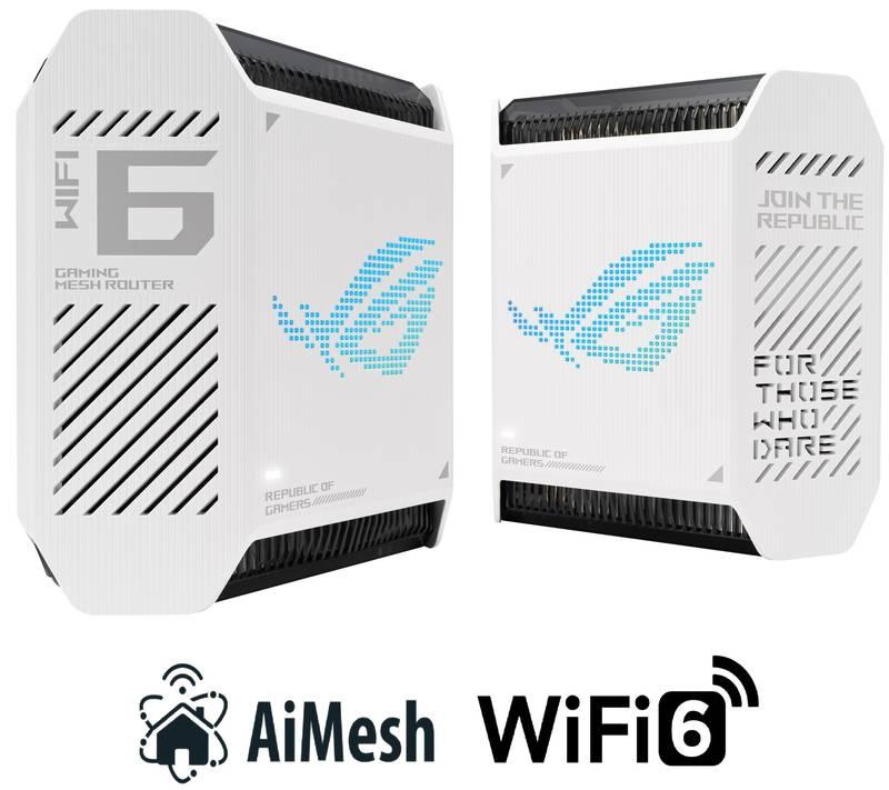 Komplexní Wi-Fi systém Asus ROG Rapture GT6 bílý