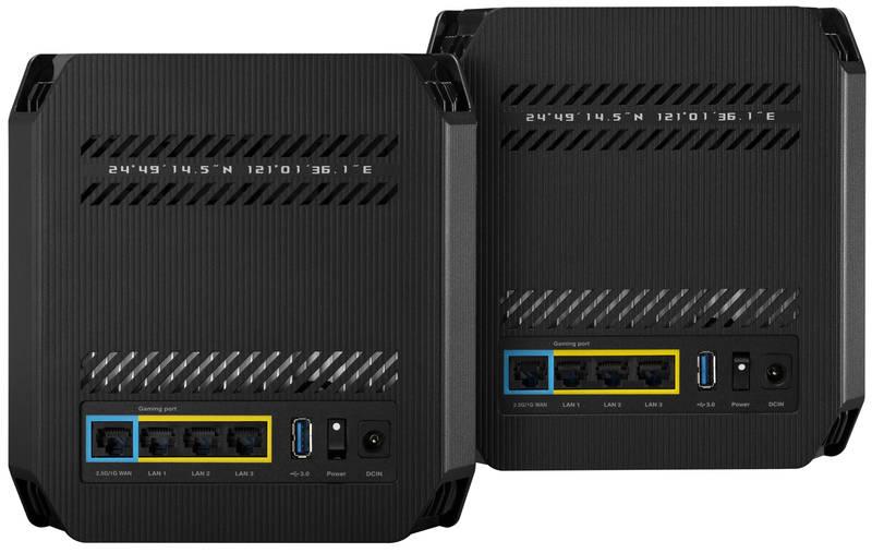 Komplexní Wi-Fi systém Asus ROG Rapture GT6 černý, Komplexní, Wi-Fi, systém, Asus, ROG, Rapture, GT6, černý