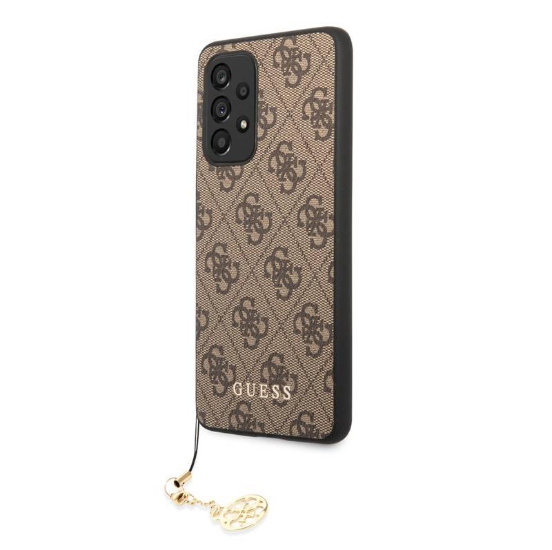 Kryt na mobil Guess 4G Charms na Samsung Galaxy A53 5G hnědý, Kryt, na, mobil, Guess, 4G, Charms, na, Samsung, Galaxy, A53, 5G, hnědý