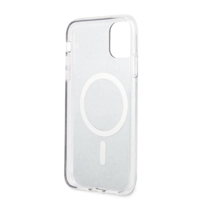 Kryt na mobil Guess 4G IML MagSafe na Apple iPhone 11 hnědý