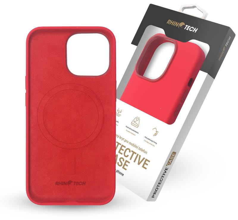 Kryt na mobil RhinoTech MAGcase Origin s podporou MagSafe na Apple iPhone 13 mini červený