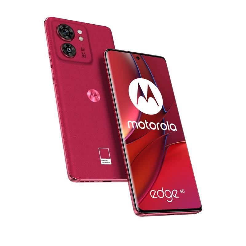 Mobilní telefon Motorola Edge 40 5G 8 GB 256 GB - Viva Magenta