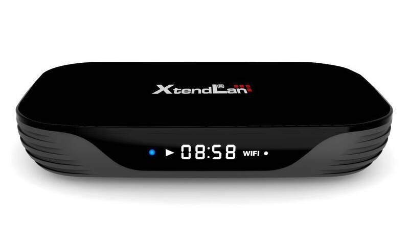 Multimediální centrum XtendLan Android TV box HK1T černý, Multimediální, centrum, XtendLan, Android, TV, box, HK1T, černý