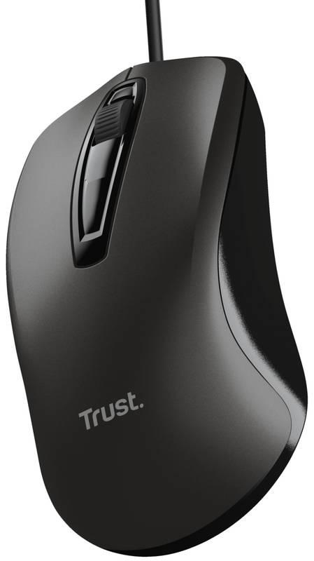 Myš Trust Basics Wired černá