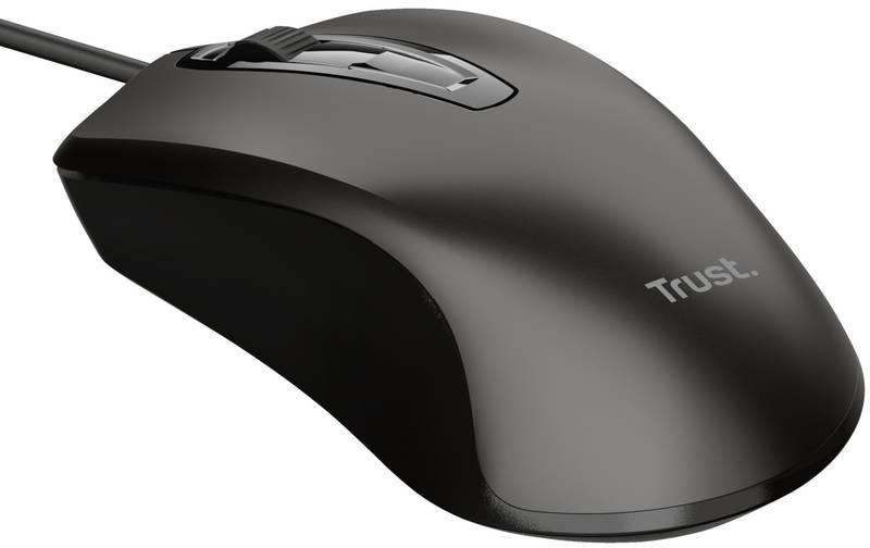 Myš Trust Basics Wired černá