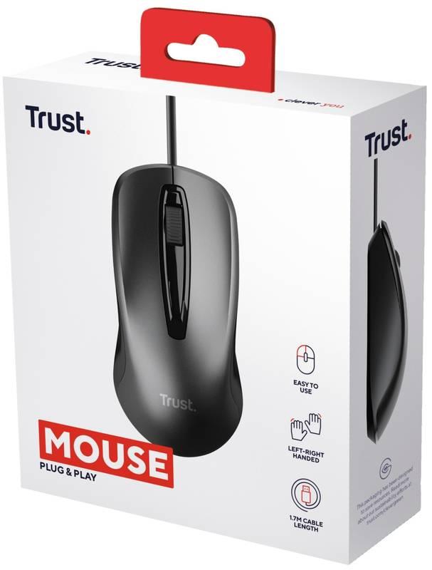 Myš Trust Basics Wired černá
