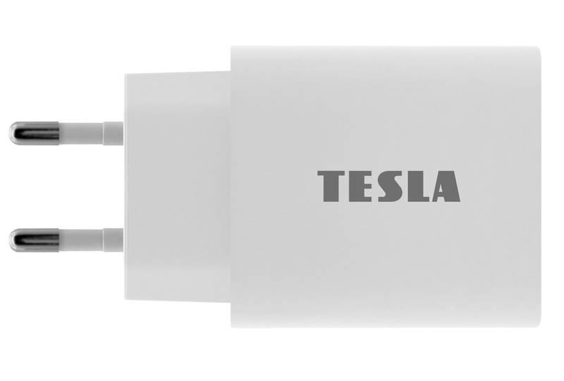Nabíječka do sítě Tesla Power Charger T100, USB-C PD 3.0, 20 W bílá, Nabíječka, do, sítě, Tesla, Power, Charger, T100, USB-C, PD, 3.0, 20, W, bílá