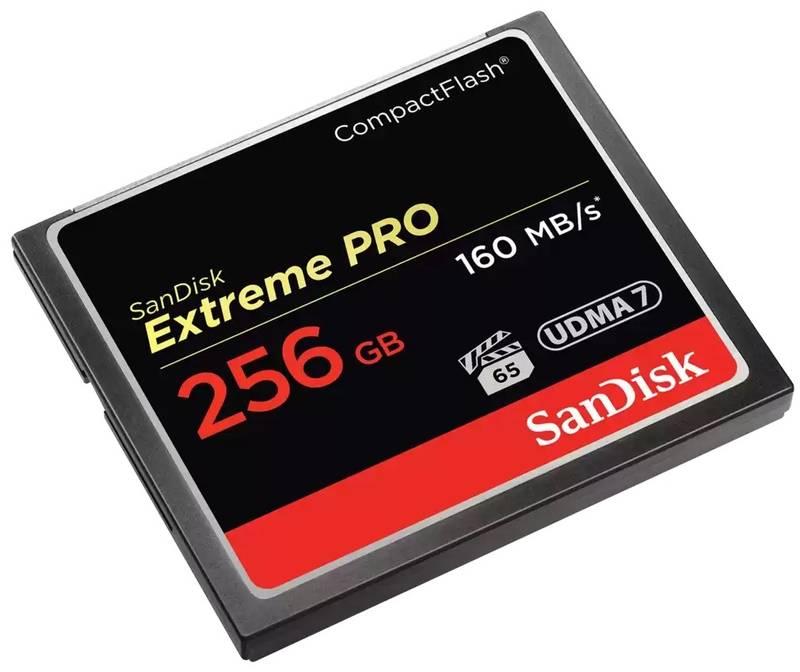 Paměťová karta SanDisk CF Extreme Pro 256 GB, Paměťová, karta, SanDisk, CF, Extreme, Pro, 256, GB