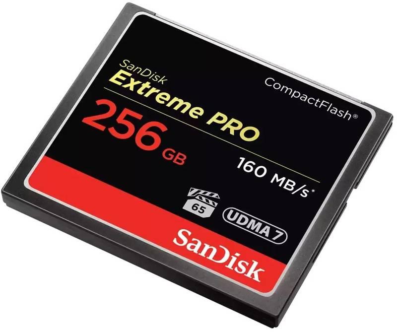 Paměťová karta SanDisk CF Extreme Pro 256 GB, Paměťová, karta, SanDisk, CF, Extreme, Pro, 256, GB
