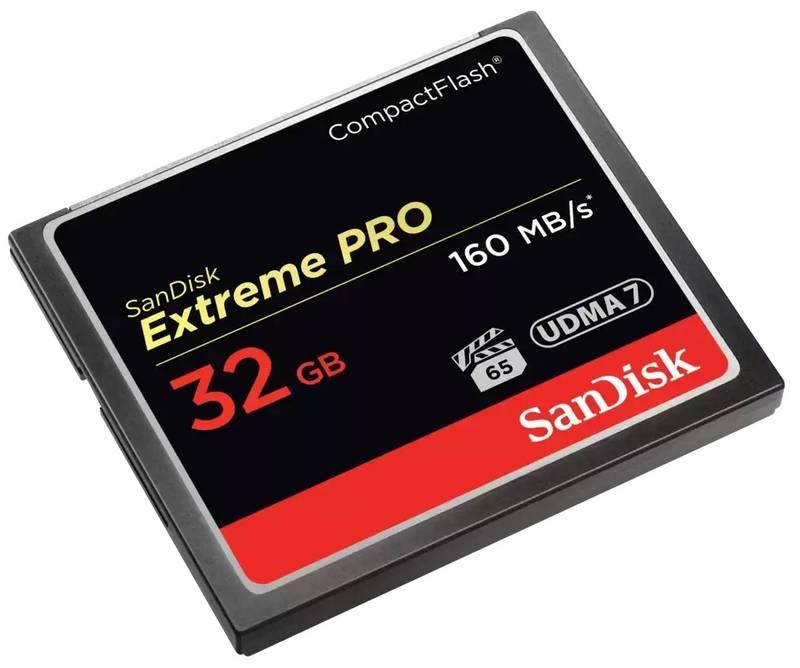 Paměťová karta SanDisk CF Extreme Pro 32 GB, Paměťová, karta, SanDisk, CF, Extreme, Pro, 32, GB