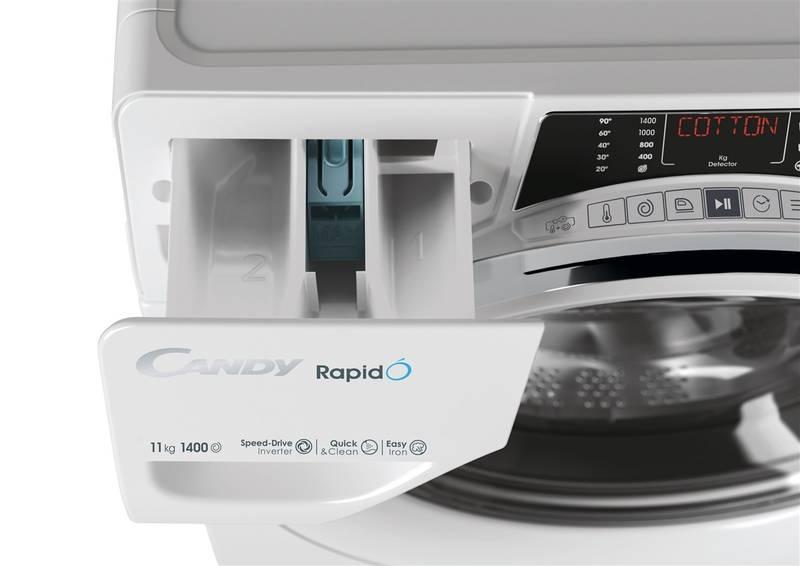 Pračka Candy RapidÓ RO14116DWMCT-S bílá