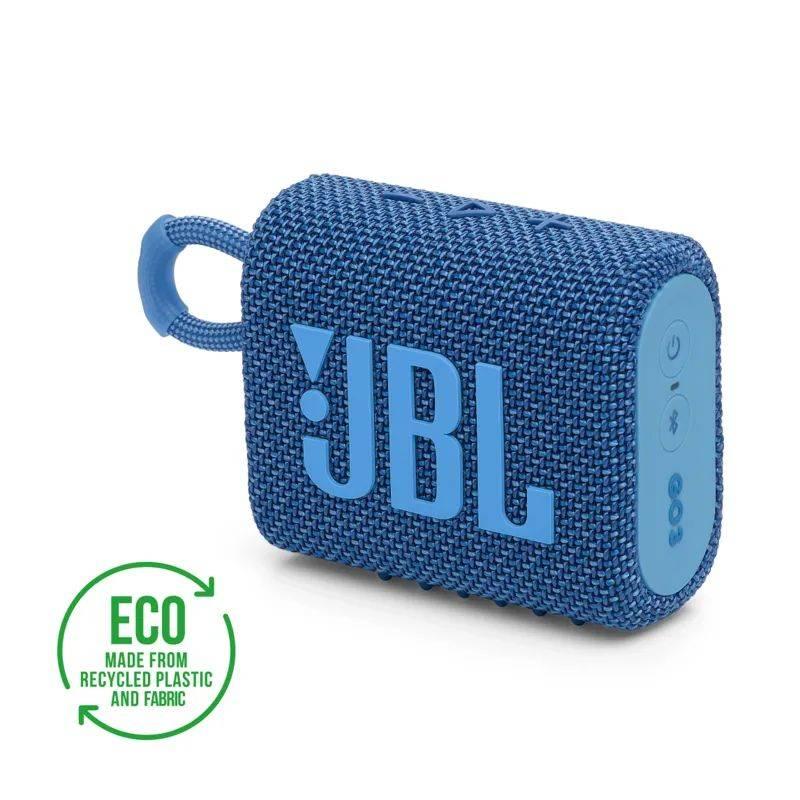 Přenosný reproduktor JBL GO3 ECO modrý