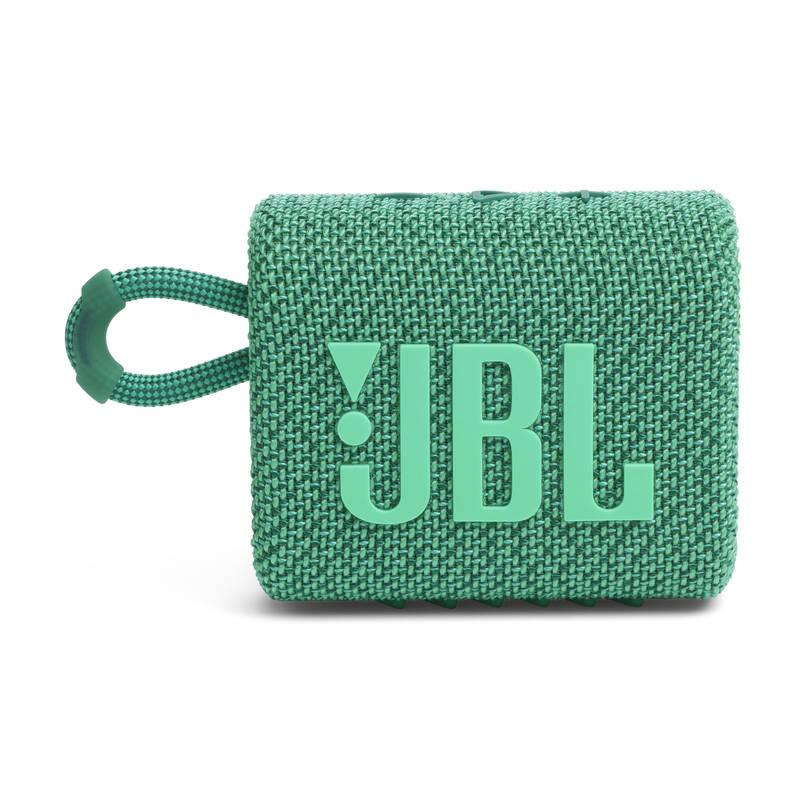 Přenosný reproduktor JBL GO3 ECO zelený