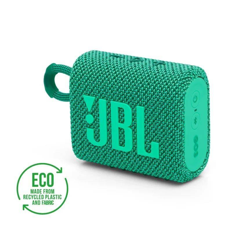 Přenosný reproduktor JBL GO3 ECO zelený