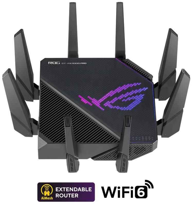 Router Asus ROG Rapture GT-AX11000 Pro černý, Router, Asus, ROG, Rapture, GT-AX11000, Pro, černý