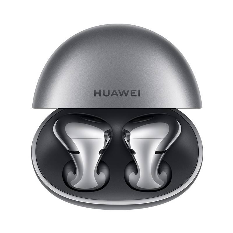 Sluchátka Huawei Freebuds 5 stříbrná, Sluchátka, Huawei, Freebuds, 5, stříbrná