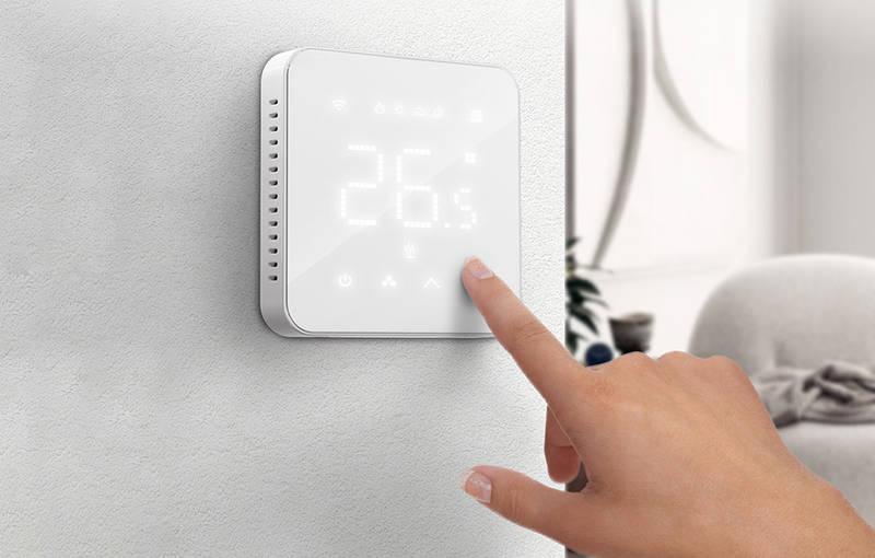 Termostat Meross Smart Wi-Fi pro elektrické podlahové vytápění bílý