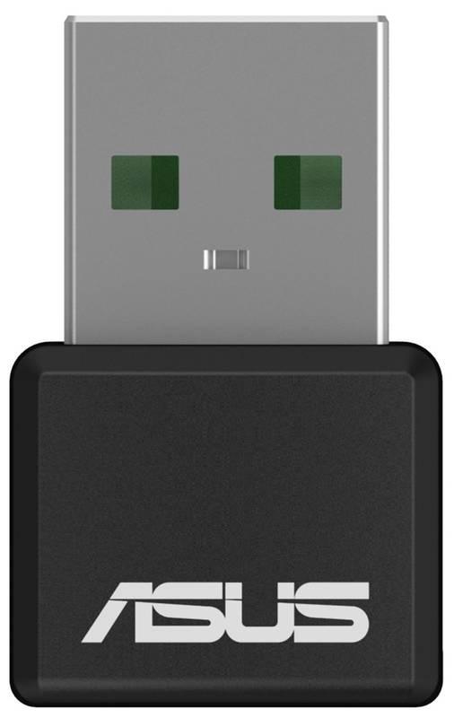 Wi-Fi adaptér Asus USB-AX55 Nano, AX1800 černé, Wi-Fi, adaptér, Asus, USB-AX55, Nano, AX1800, černé