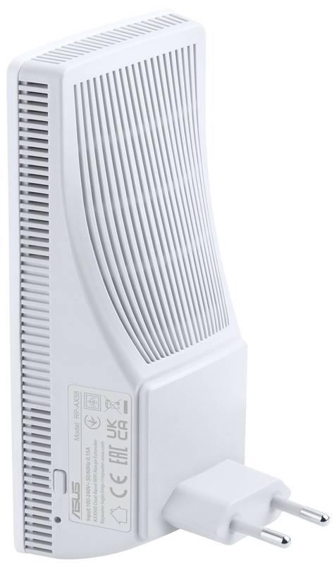 WiFi extender Asus RP-AX58, AX3000 bílý