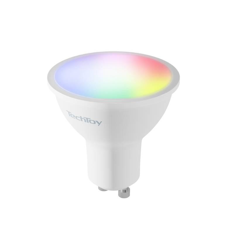 Chytrá žárovka TechToy RGB, 4,5W, GU10, 3ks, Chytrá, žárovka, TechToy, RGB, 4,5W, GU10, 3ks