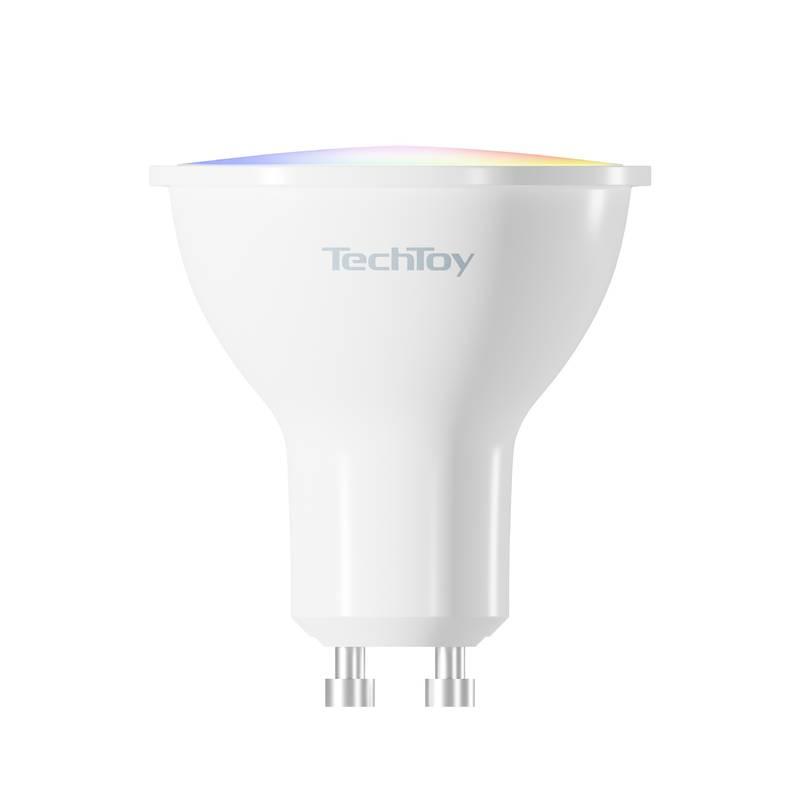 Chytrá žárovka TechToy RGB, 4,5W, GU10, 3ks, Chytrá, žárovka, TechToy, RGB, 4,5W, GU10, 3ks