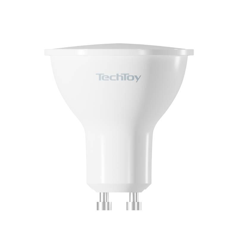 Chytrá žárovka TechToy RGB, 4,5W, GU10, 3ks, Chytrá, žárovka, TechToy, RGB, 4,5W, GU10, 3ks