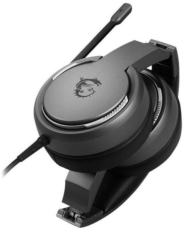 Headset MSI IMMERSE GH40 ENC, Virtual 7.1 černý