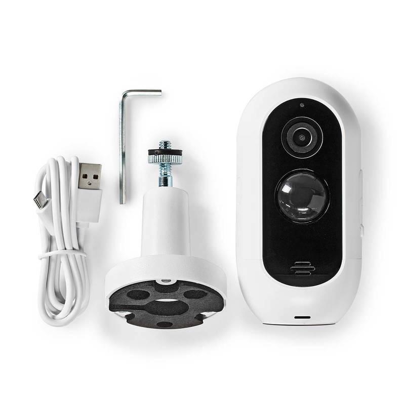 IP kamera Nedis SmartLife Wi-Fi, Full HD 1080p, IP65 bílá
