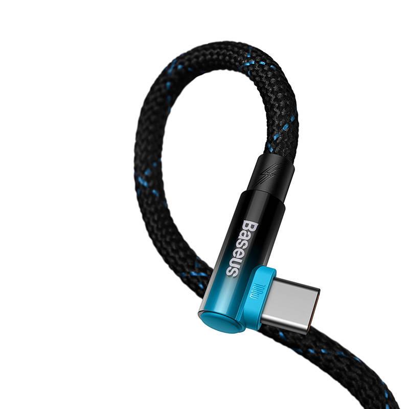 Kabel Baseus USB-C USB-C 100W, 2m černý modrý