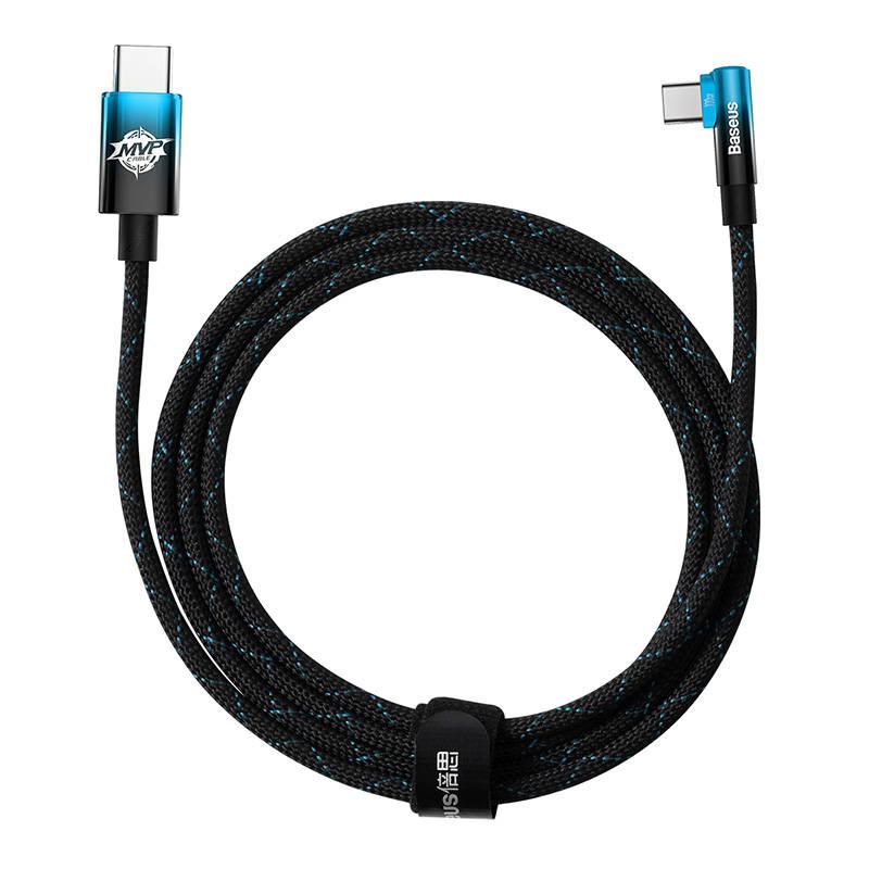 Kabel Baseus USB-C USB-C 100W, 2m černý modrý