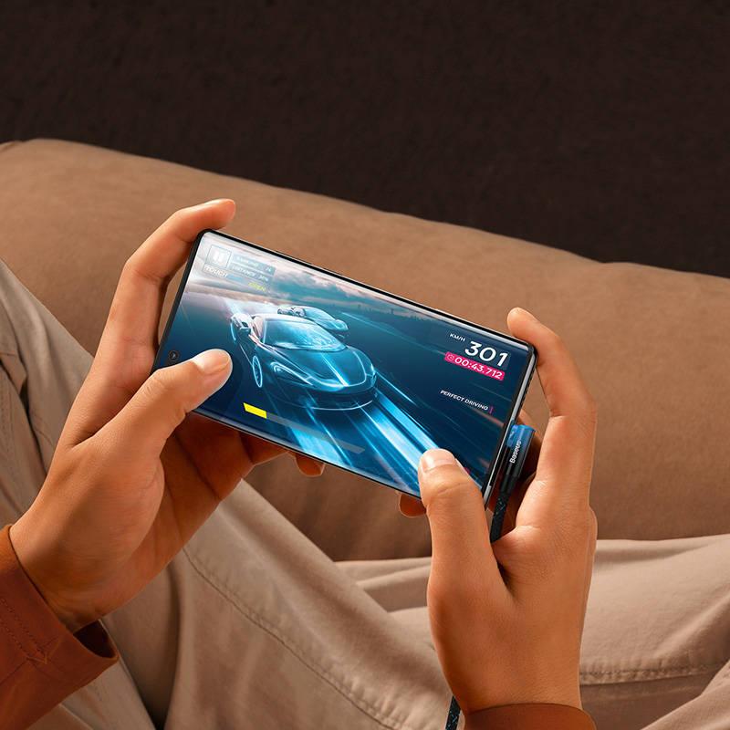 Kabel Baseus USB-C USB-C 100W, 2m černý modrý