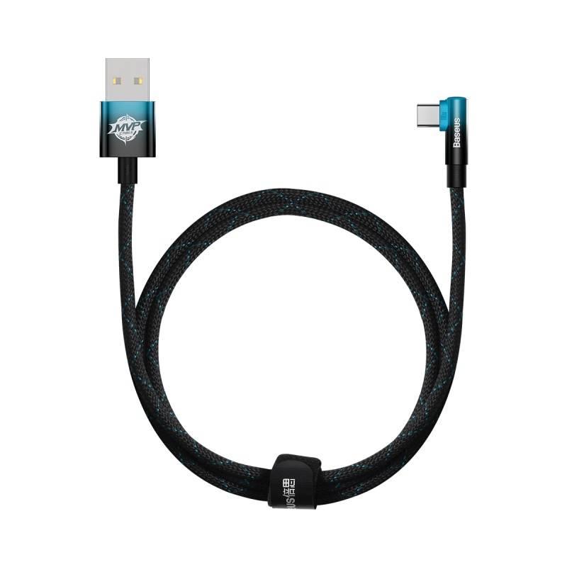 Kabel Baseus USB USB-C 100W, 1m černý modrý