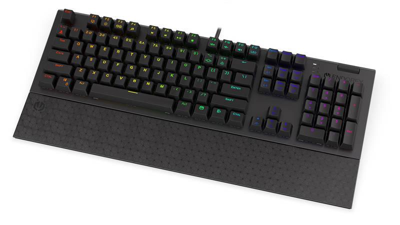 Klávesnice ENDORFY Omnis Kailh Blue, RGB, US layout černá