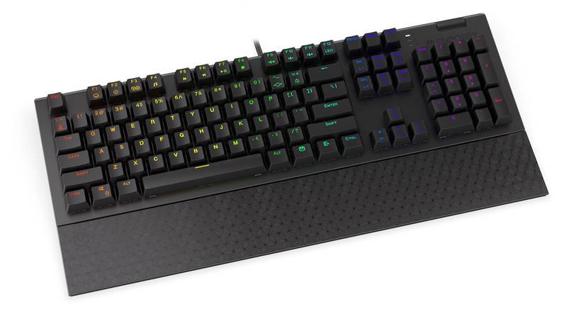 Klávesnice ENDORFY Omnis Kailh Blue, RGB, US layout černá