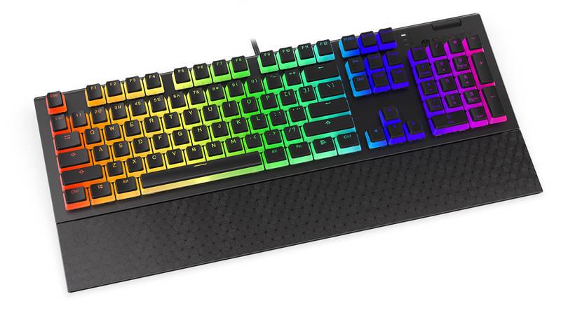Klávesnice ENDORFY Omnis Pudding Kailh Brown, RGB, US layout černá