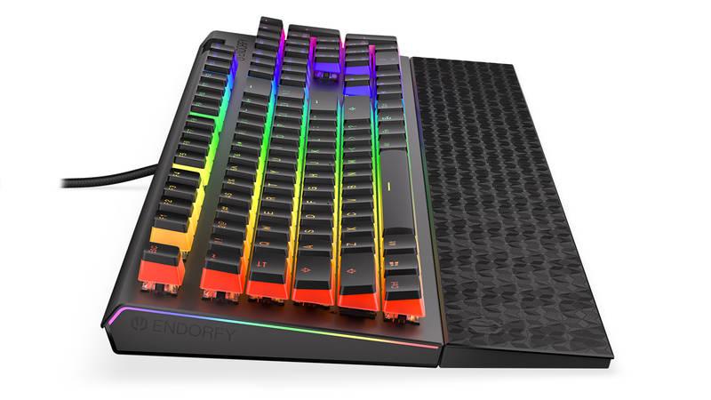 Klávesnice ENDORFY Omnis Pudding Kailh Brown, RGB, US layout černá
