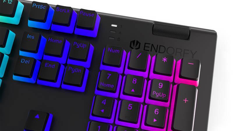 Klávesnice ENDORFY Omnis Pudding Kailh Brown, RGB, US layout černá