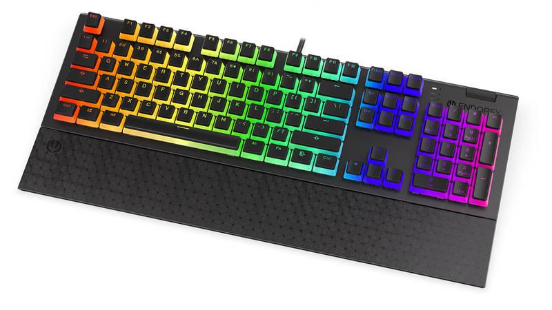 Klávesnice ENDORFY Omnis Pudding Kailh Red, RGB, US layout černá