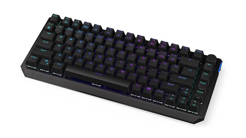 Klávesnice ENDORFY Thock 75% Wireless Red switche, US layout, RGB černá