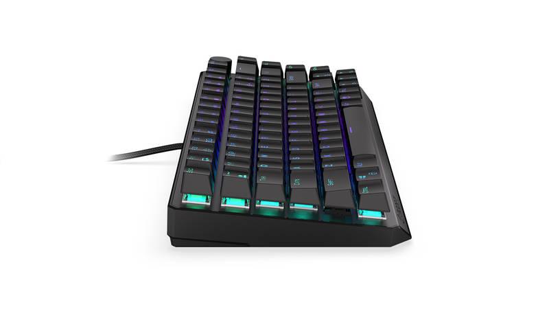 Klávesnice ENDORFY Thock 75% Wireless Red switche, US layout, RGB černá