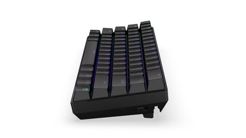 Klávesnice ENDORFY Thock Compact Wireless Kailh Brown, RGB, Bluetooth, 2,4GHz, US layout černá